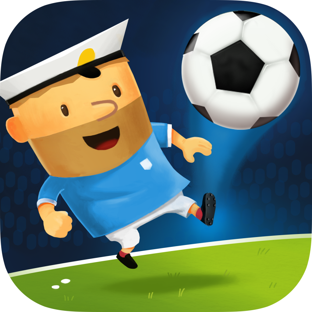 In dieser App können Kinder mit Fiete unterhaltsames Fussballspiel spielen.